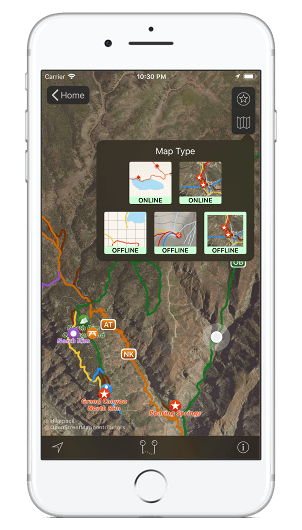 Hikepack screenshot Offline Satellite Maps